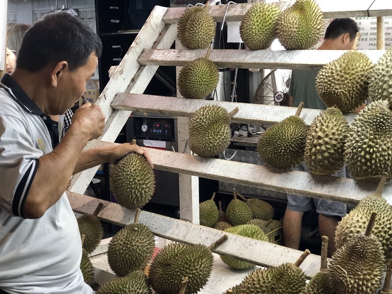 Durian at the stall.jpg